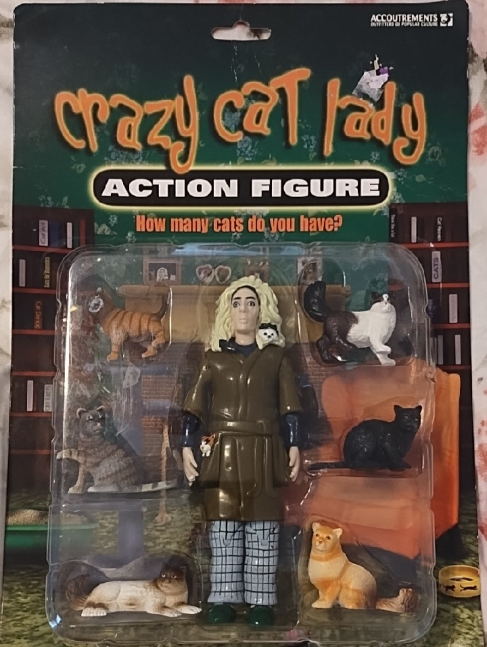 Crazy Cat Lady Action Figure - Great Gag Gift